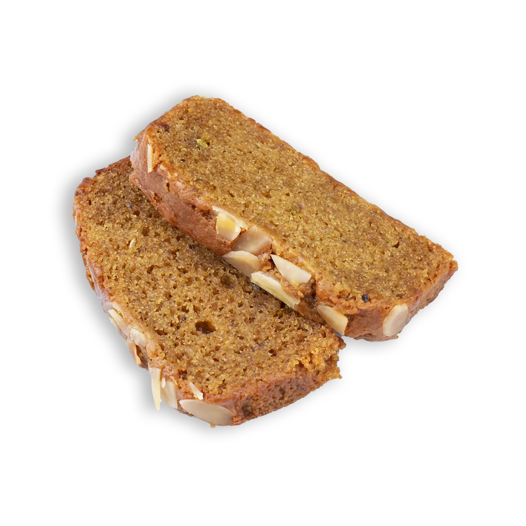 Jaggery & Almond Cake (2 Slices)