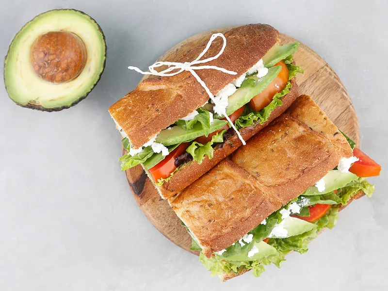 Green Goddess Avocado Sandwich