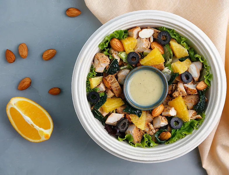 Orange, Almond & Chicken Salad