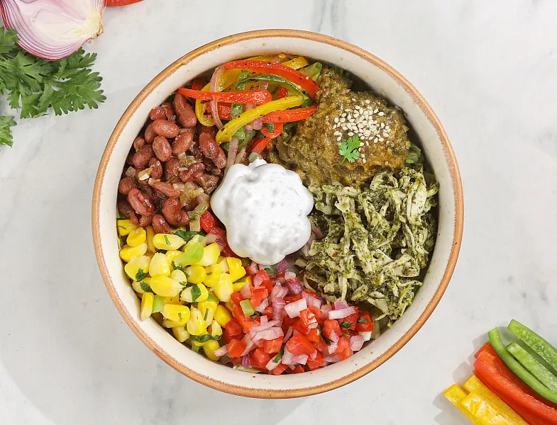 Herb Pulled Chicken Bowl