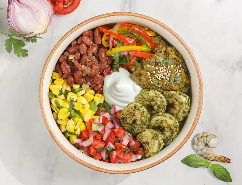 Chimichurri Prawn Bowl
