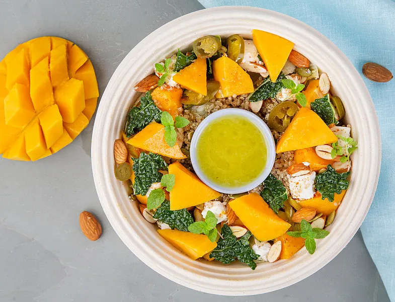 Mango, Quinoa & Kale Salad