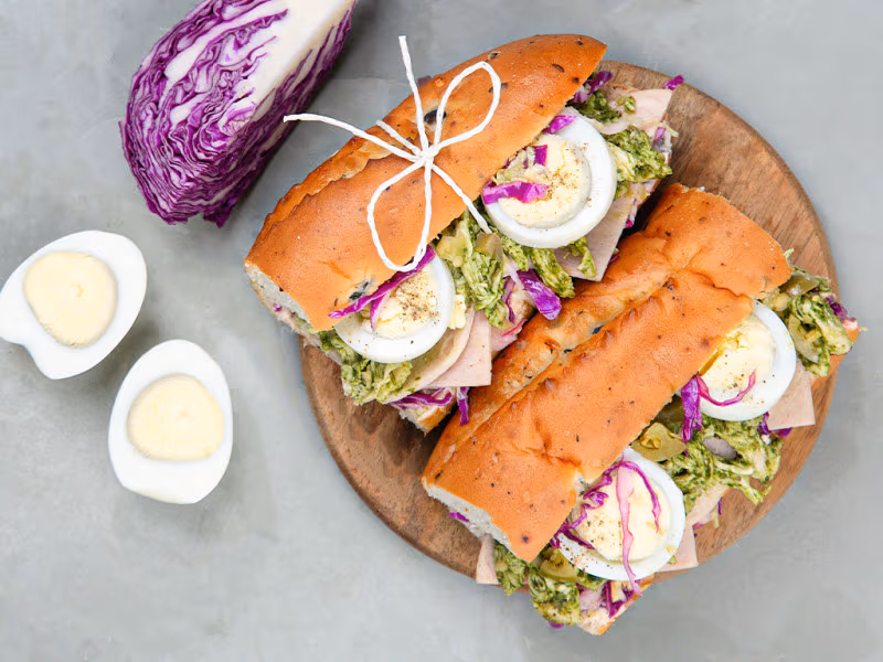 Loaded Chicken & Egg Sandwich