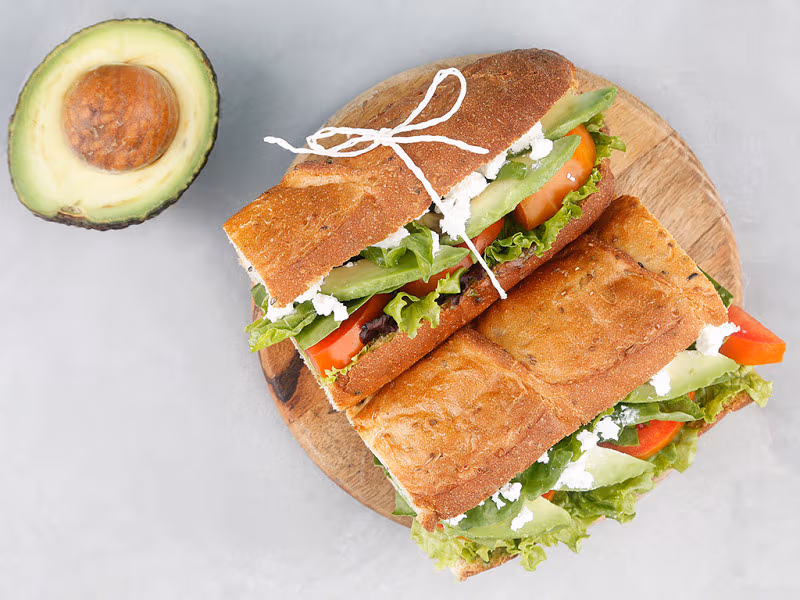 Green Goddess Avocado Sandwich