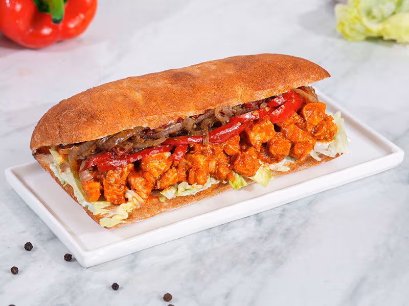 Grilled Chicken & Pepper Sandwich
