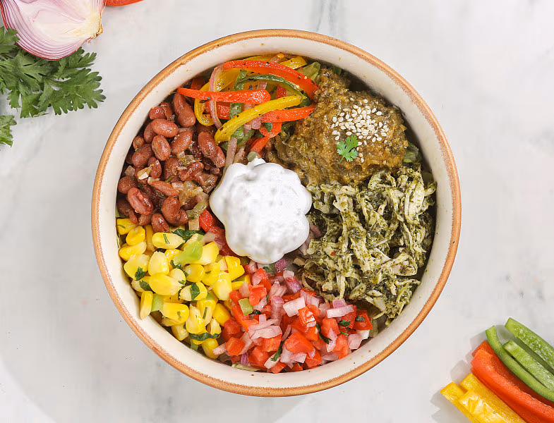 Herb Pulled Chicken Bowl