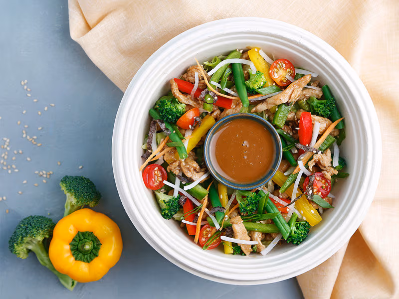 Chicken Teriyaki Salad