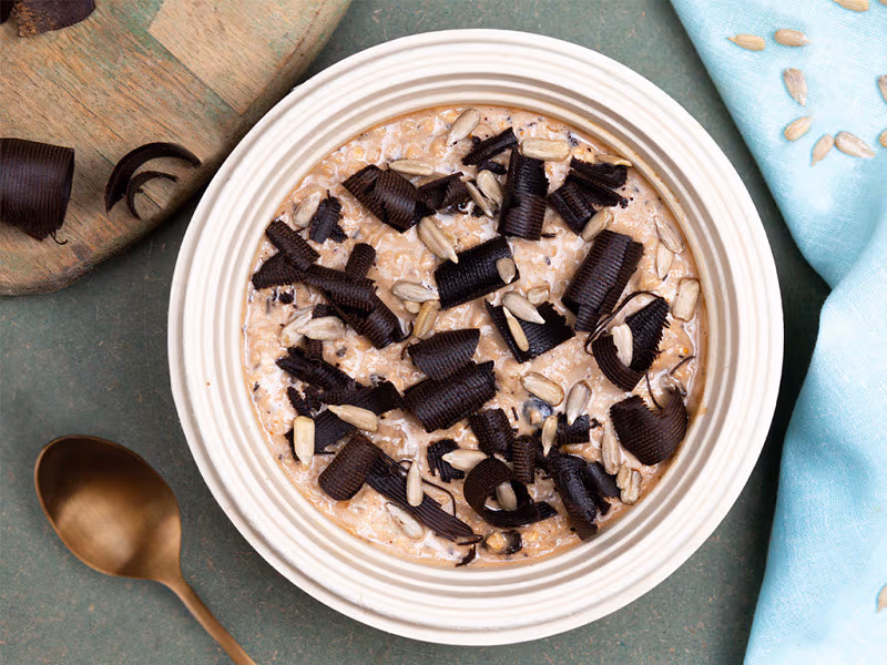 Choco Peanut Butter Oatmeal Bowl