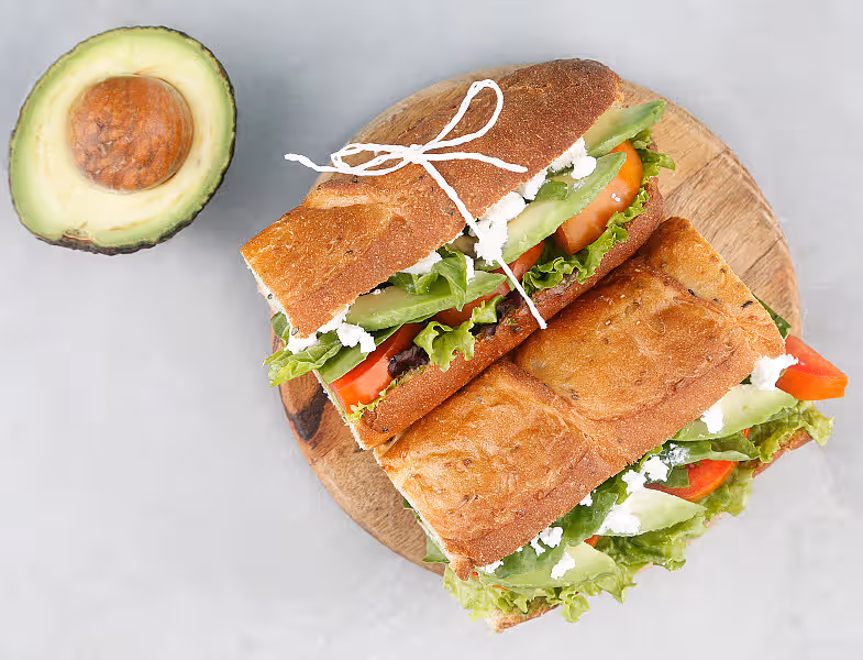 Green Goddess Avocado Sandwich